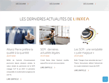 Tablet Screenshot of linxea.com